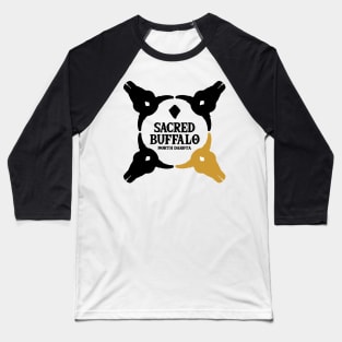 Sacred Buffalo Collection - Buffalo Skull n°3, Sacred Ring Baseball T-Shirt